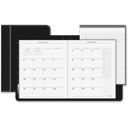 At-A-Glance At A Glance AAG7029005 Executive Monthly Padfolio Planner; Simulated Leather - Black AAG7029005